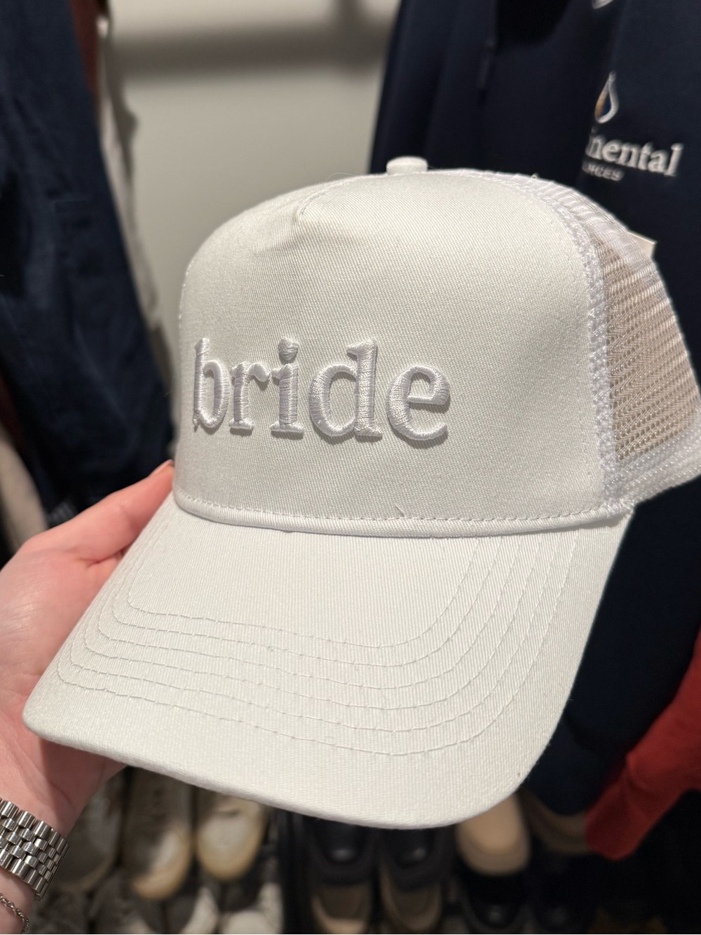 Bride hat